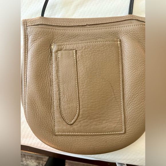 Vintage Patchwork 100% SOFT Leather 90’s Crossbody Pebble Alligator Texture Flap - Picture 7 of 10